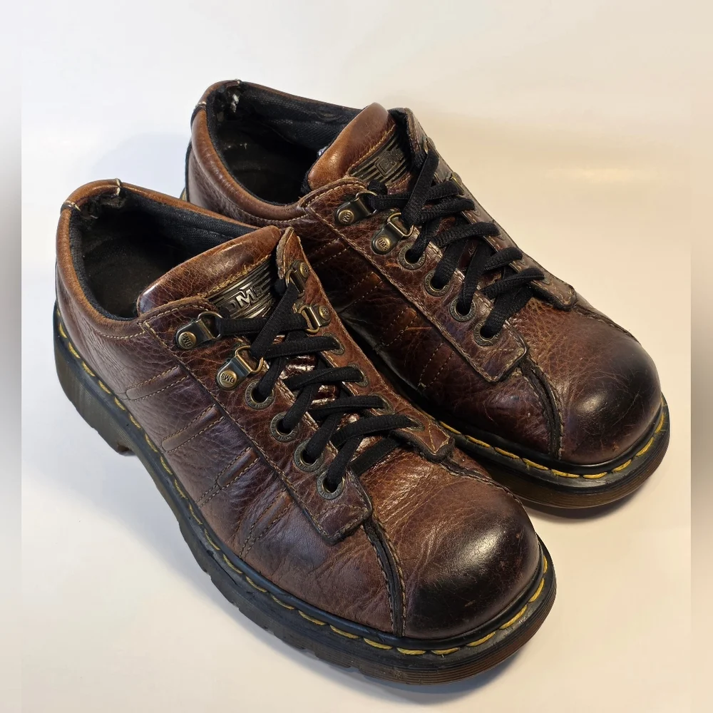 Dr. Martens Brown Leather Chukka Boots